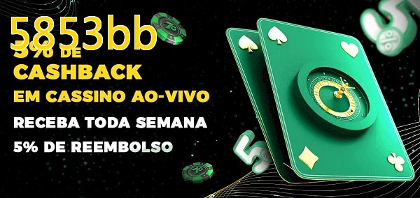 Promoções do cassino ao Vivo 5853bb